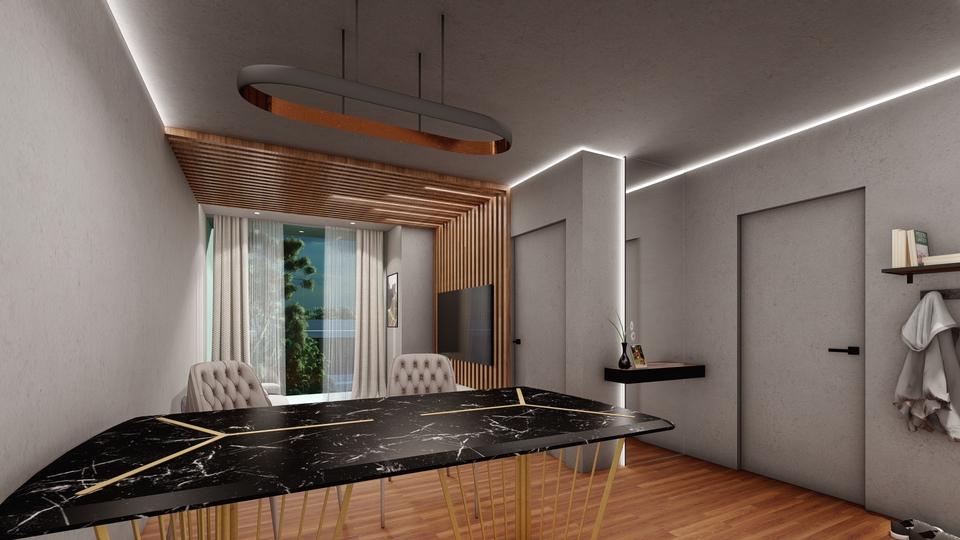 3D & Perspektif - Render 3d Realistis Arsitektur (Interior dan Eksterior - 6