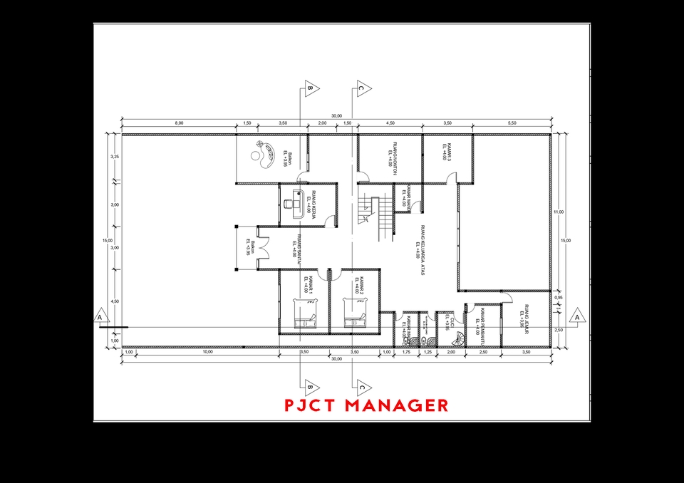 CAD Drawing - Gambar Kerja 2D dan 3D(Rumah Tingga,Ruko,Toko, Villa Dll)l - 5