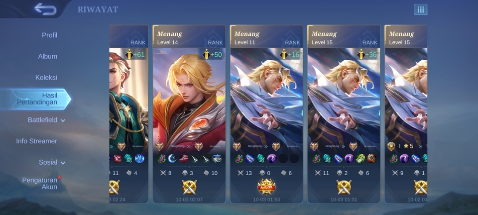 Gaming - •JASA JOKI MLBB MURNI, JOKI RISING WEEKLY/FINAL & JB AKUN MURMER COCOK BUAT PRIBADI TRUSTED • - 12