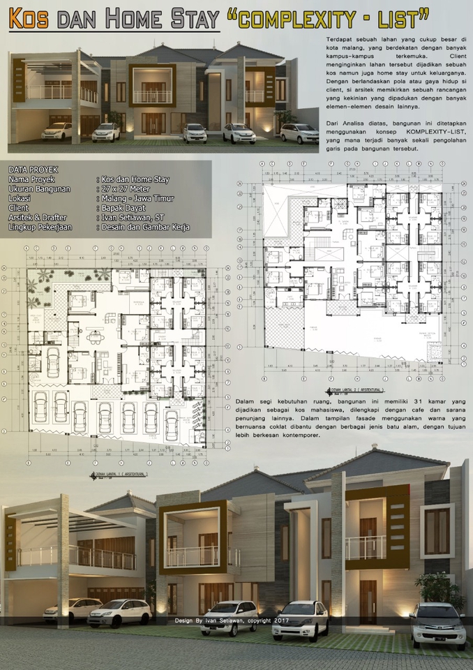 CAD Drawing - Perencanaan Arsitektur & Struktur Bangunan - 6