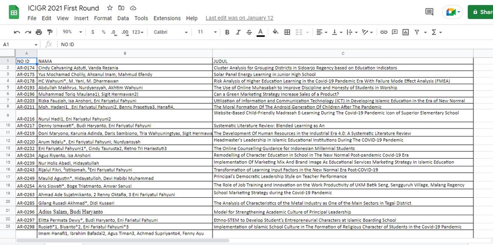 Entri Data - Mengolah dan Menginput Data Cepat kurang dari 24 Jam - 6
