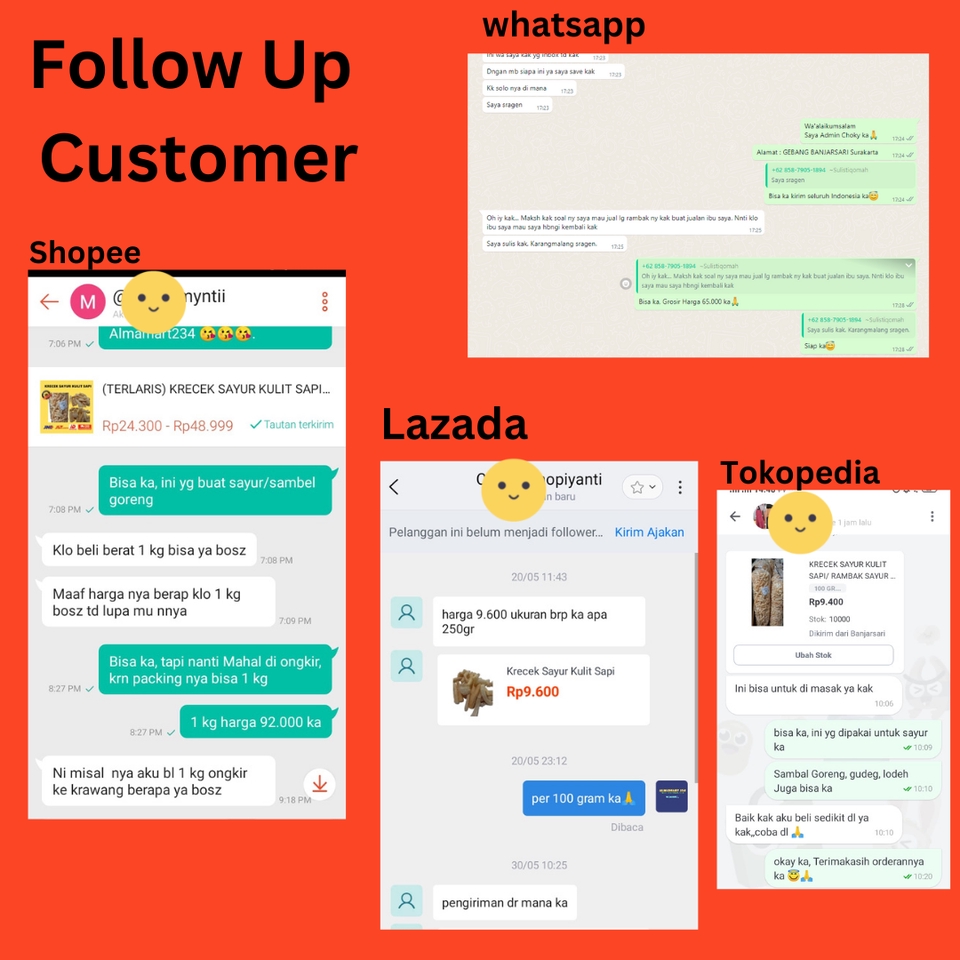 Admin Web & Page - Jasa Admin & CS Olshop Marketplace Whatsapp - 3