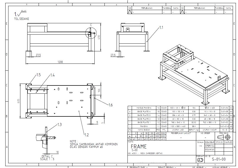 CAD Drawing - Drawing CAD 2D dan 3D  - - 3