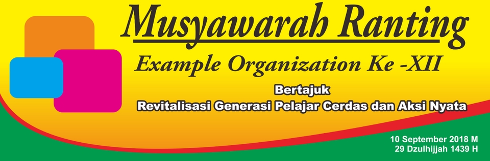 Banner Online - Desain Banner (Bisa untuk Online / dicetak). Maximal 2 Jam Selesai - 7