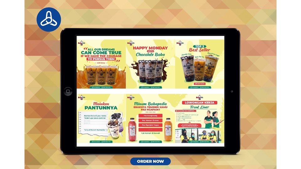 Banner Online - Desain Feed Instagram untuk Minuman & Boba - 6