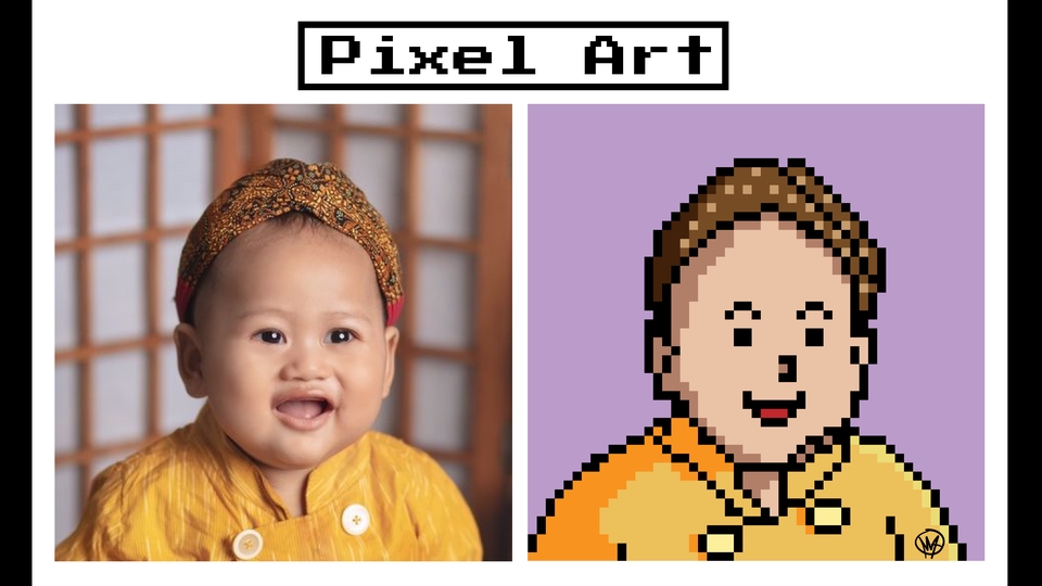 Gambar dan Ilustrasi - Desain Pixel Art untuk Karakter, Benda, atau Tempat dari Foto Anda - 1