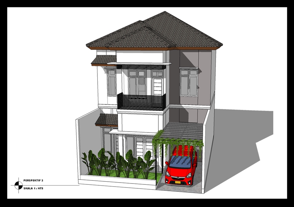 CAD Drawing - JASA GAMBAR KERJA 3D LAYOUT SKETCHUP - 11