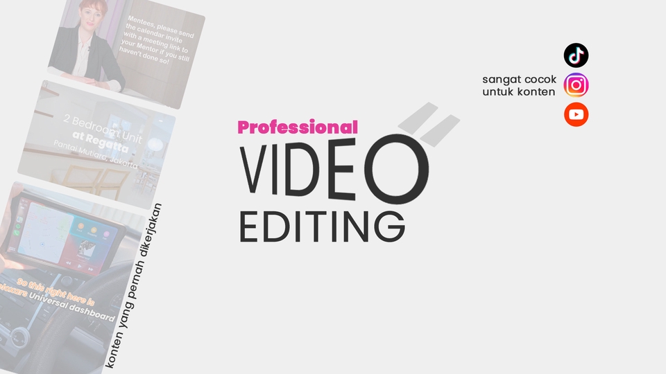 Video Editing - Editing untuk kebutuhan sosial media - 1