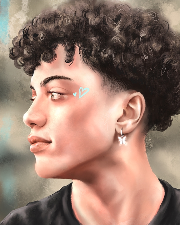 รับวาดภาพเหมือน การ์ตูน ภาพวาดคน สีน้ำ