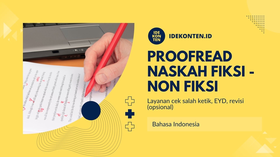 Proofreading - Jasa Proofreading Fiksi/Non Fiksi Bahasa Indonesia - 1