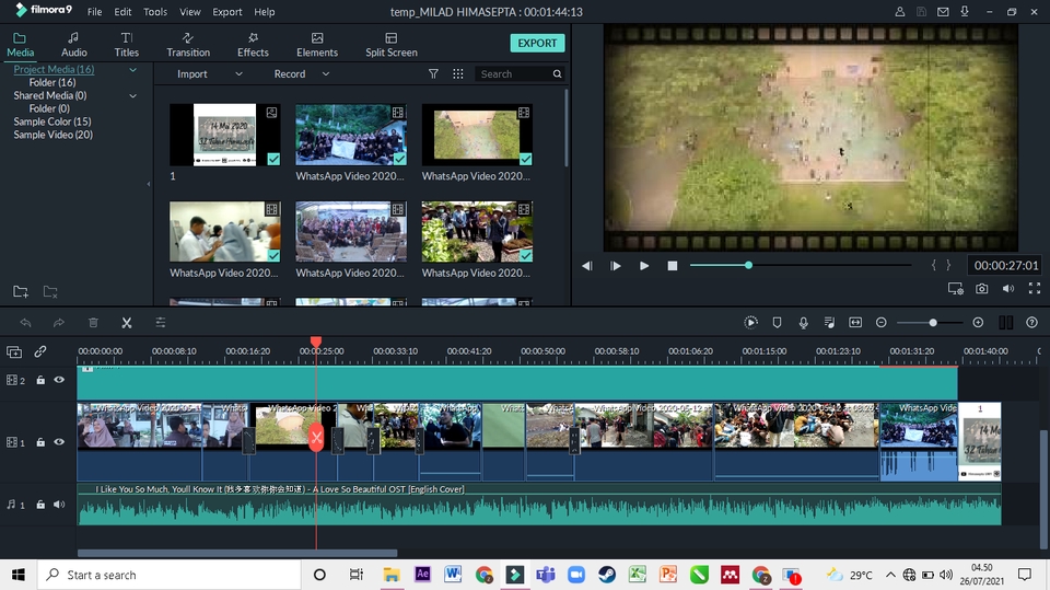 Video Editing - 1 HARI JADI, EDIT VIDEO TUGAS, PROMOSI, AFTERMOVIE - 4