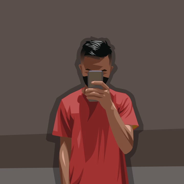 Gambar Potret - Vector art wajah/orang - 4