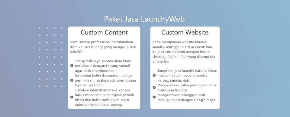 Web Development - Paket Jasa Website Laundry - 2