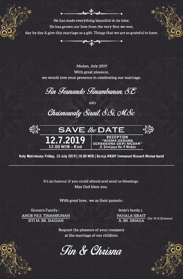 Digital Printing - Design for Wedding & any other invitation - 7