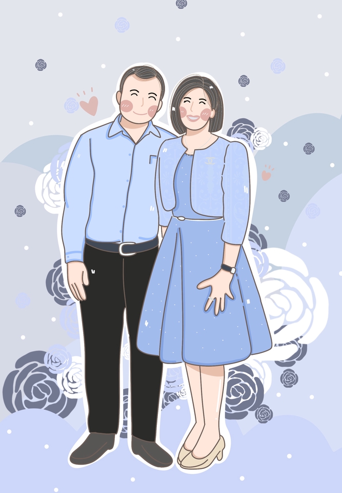วาดภาพการ์ตูน - ภาพวาดมินิมอล - 15