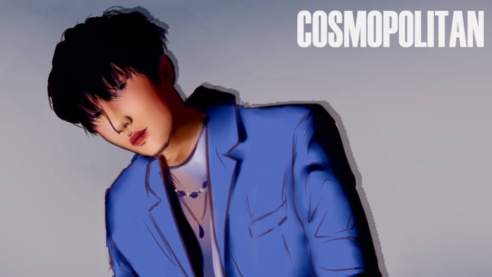 Gambar Costum Illustrasi Anime Manhwa Style