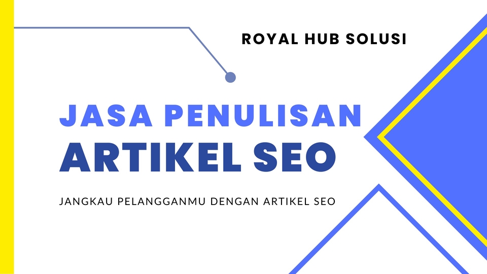 Penulisan Konten - Konten Artikel SEO Profesional - 1