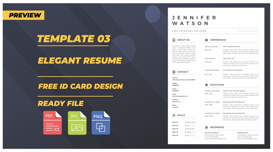 Portfolio & Resume - DESAIN CV/RESUME MINIMALIS & PROFESIONAL - 4