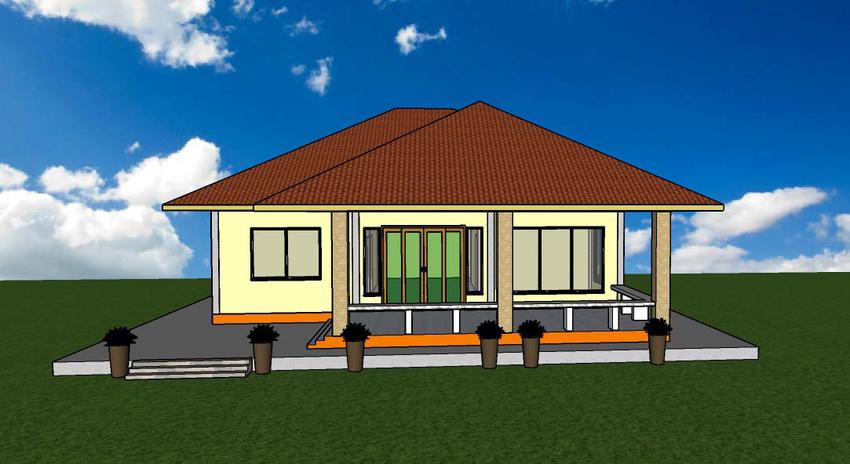3D Perspective - งานขึ้น Model Sketch Up - 7