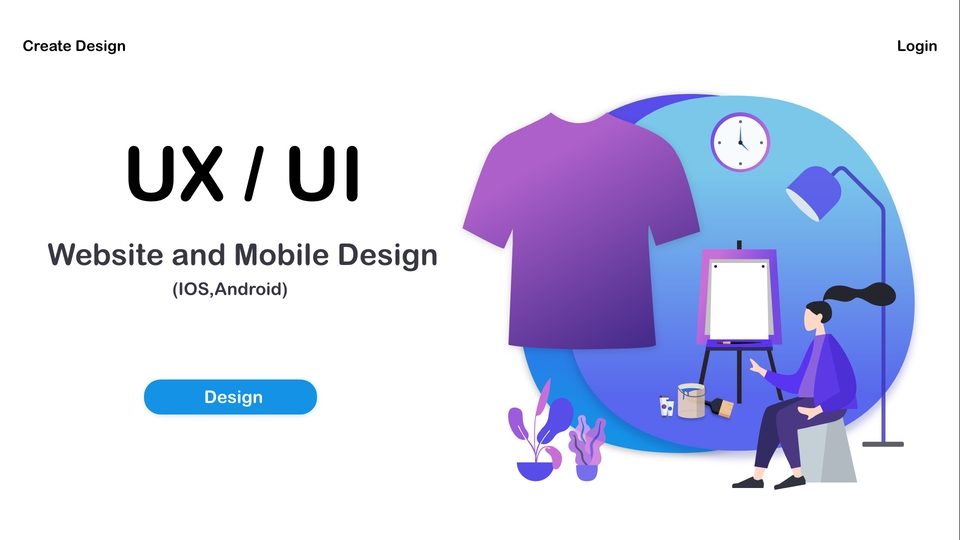 UX/UI Design for Web & App - รับออกแบบ Website และ Application รองรับขนาด Mobile พร้อมส่งให้ผู้พัฒนา - 1