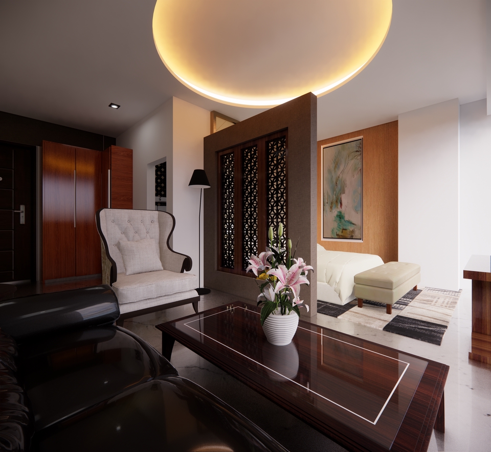 3D & Perspektif - Desain Interior 3D + Rendering dan Animasi - 7
