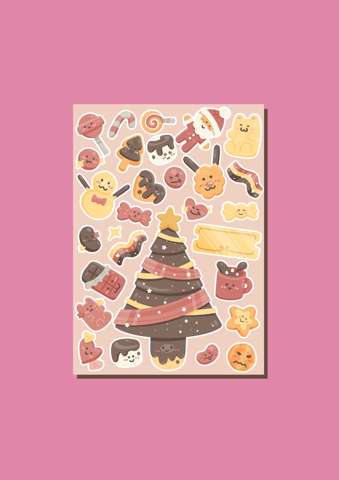 ออกแบบสติ๊กเกอร์ - ออกแบบ Sticker Dicut - 6