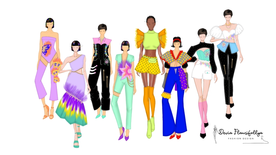 Desain Kaos & Motif - Fashion Design - 4