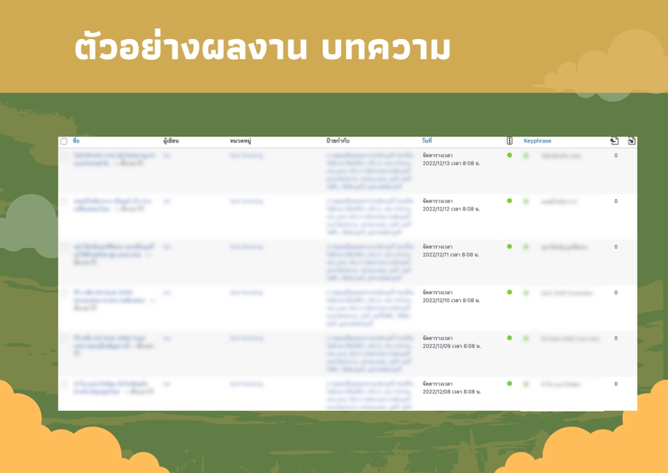 เขียนบทความ - รับเขียนบทความ ถูกหลัก SEO ถนัด Wordpress - 6