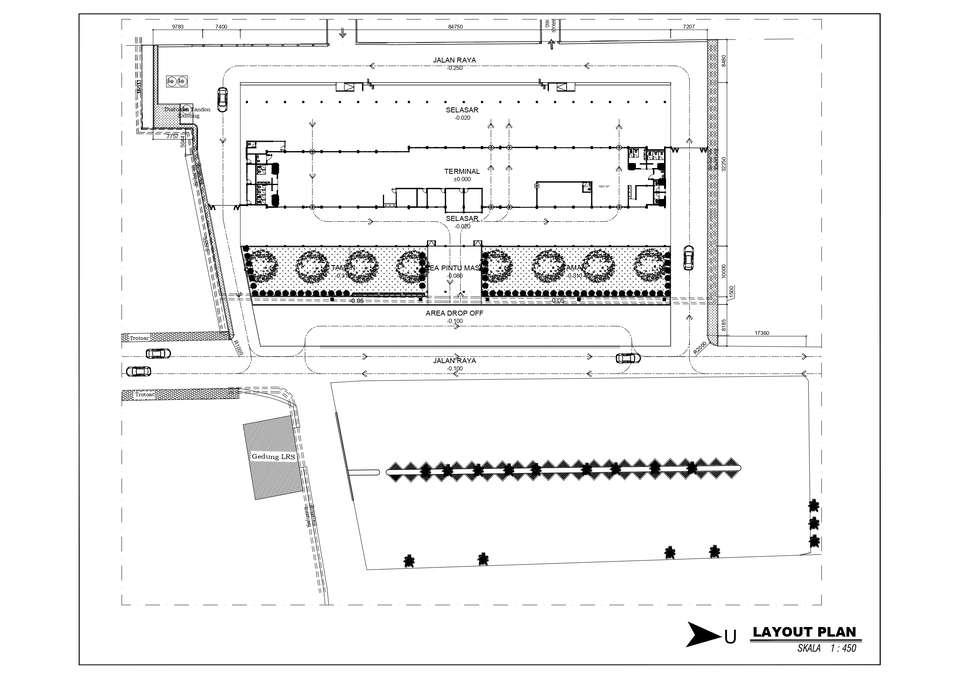 CAD Drawing - Gambar Kerja CAD (Bangunan Tinggi, Rumah Tinggal, Terminal, Rumah Sakit, Gudang, dsb)  - 6