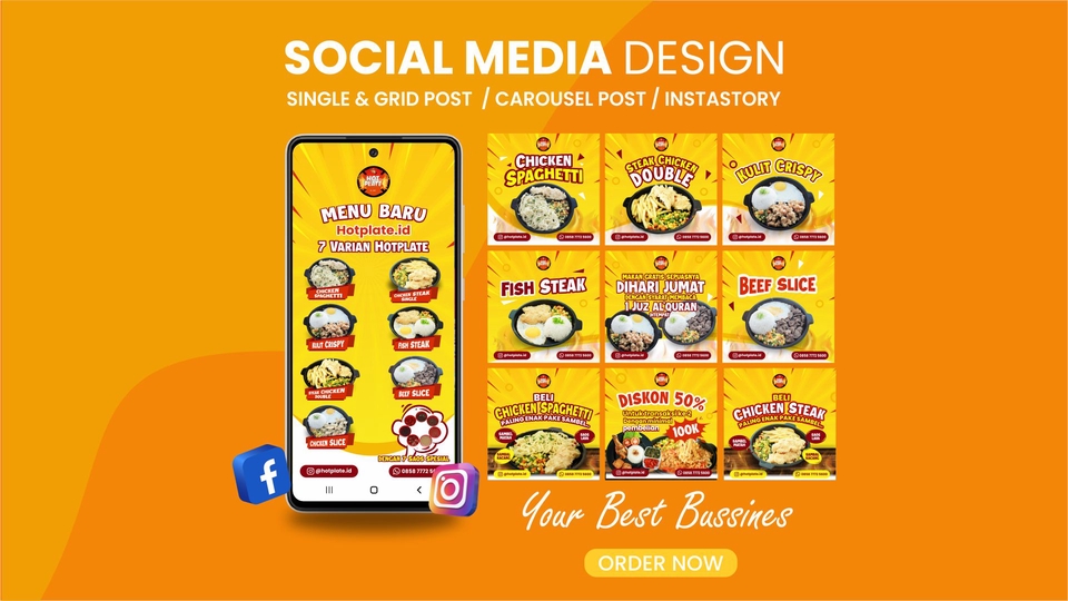 Banner Online - Desain Social Media Design | Banner Online | Carousel Post | E- Flyer Revisi Unlimited - 3