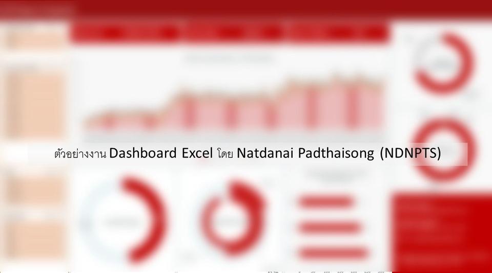 พิมพ์งาน และคีย์ข้อมูล - รับสร้าง Dashboard, Summary Sheet, Pivot, Formula and Format Template, Data Cleaning  - 8