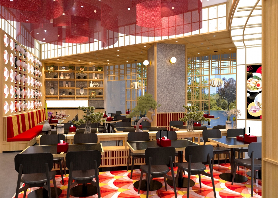 3D & Perspektif - Jasa desain interior 3D & gambar kerja area commercial dan tempat tinggal - 4