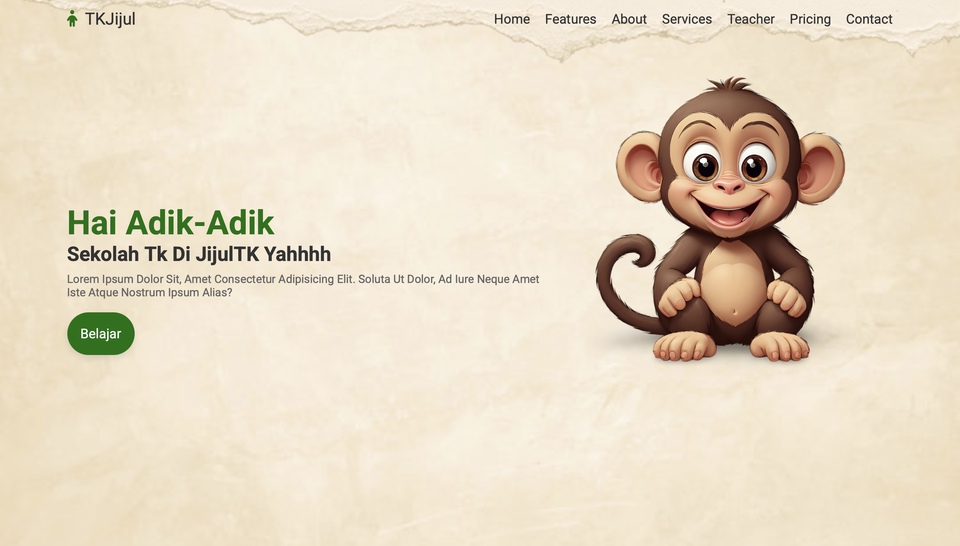 Jasa Pembuatan Website Sekolah TK dengan Desain Menarik dan Ramah Anak.
