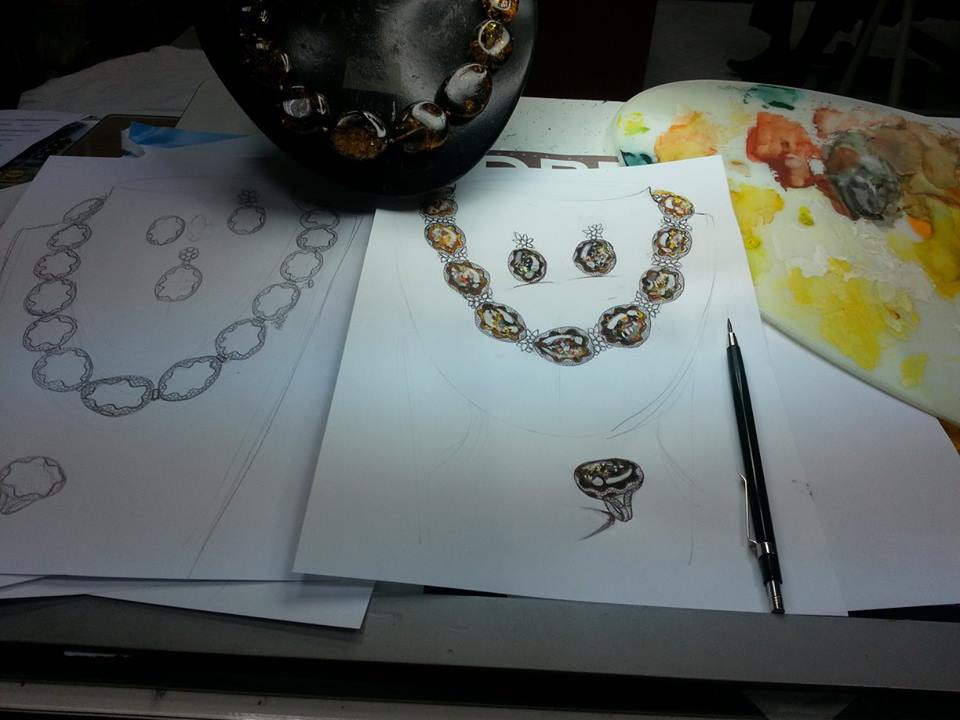 อื่นๆ - ออกแบบเครื่องประดับ เขียนมือ hand sketch jewelry design - 3