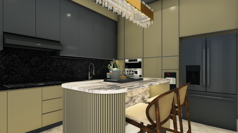 3D & Perspektif - Desain Interior (Lengkap dengan material asli) - 3D Visual, Render - 15