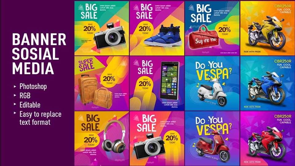 PROMO DESIGN BANNER! KUALITAS PREMIUM