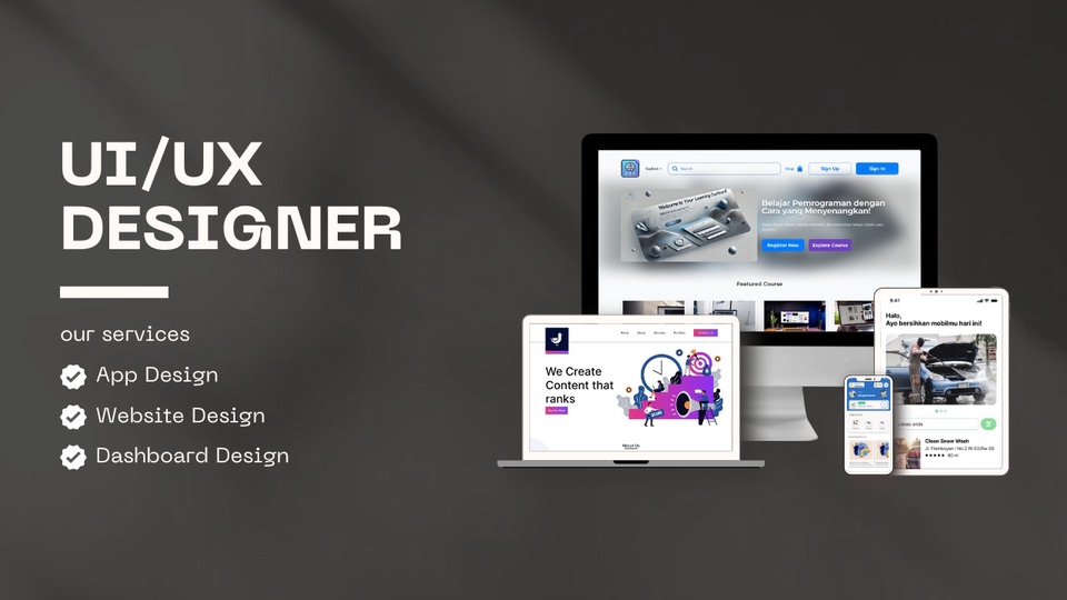 Desain UI/UX Website dan Mobile