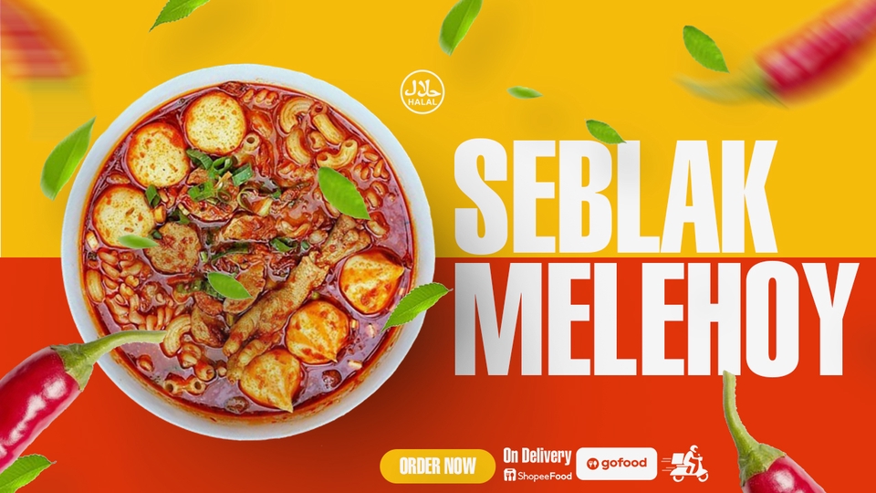 Seblak Melehoy makanan pedas, jajanan khas Indonesia, kuliner favorit