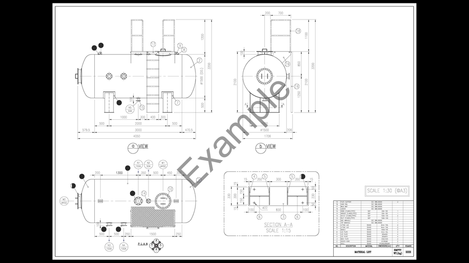 แบบก่อสร้างโรงงาน ขนาดใหญ่ 3 มิติ พร้อม boq ออกแบบโครงสร้าง เขียนแบบ เขียนแบบเครื่องกล รับเขียนแบบโรงงาน