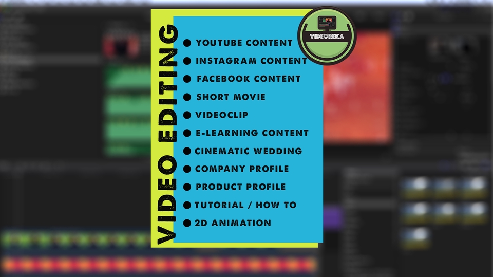 Video Editing - VIDEO EDITING UNTUK SEMUA JENIS VIDEO - 1