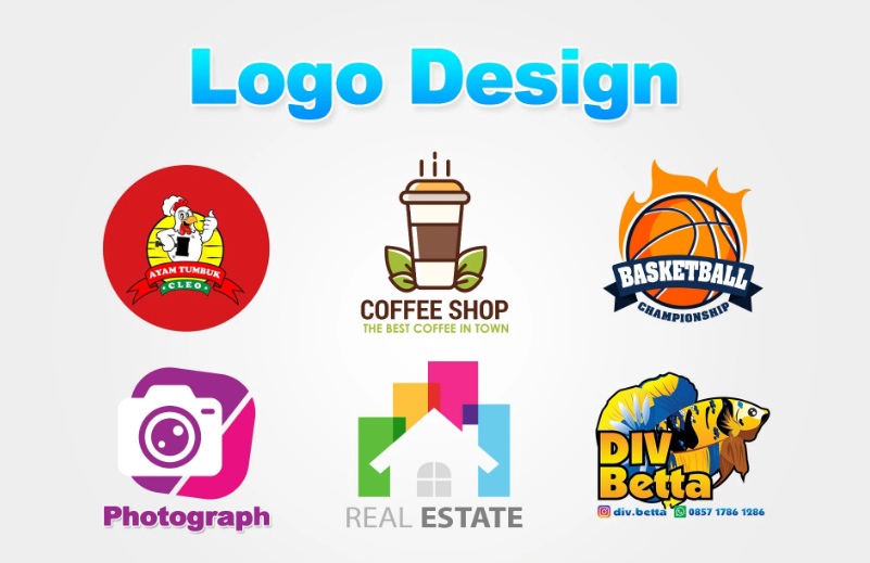 Jasa desain logo online, buat logo keren, desain logo profesional untuk berbagai kebutuhan, seperti desain logo perusahaan, desain logo olshop, desain logo makanan, dan lainnya.