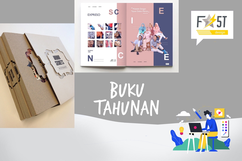 Portfolio & Resume - Desain CV, Portofolio, Brosur, Poster, Company profile, Kartu Nama, Buku Tahunan, Brosur, Year Book - 5