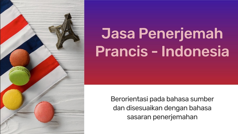 Jasa Penerjemah dan Translate Dokumen - Jasa Penerjemah Prancis - Indonesia