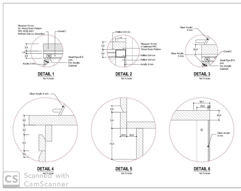 Desain Furniture - Detail Furniture ( Shop Drawing ) - 6