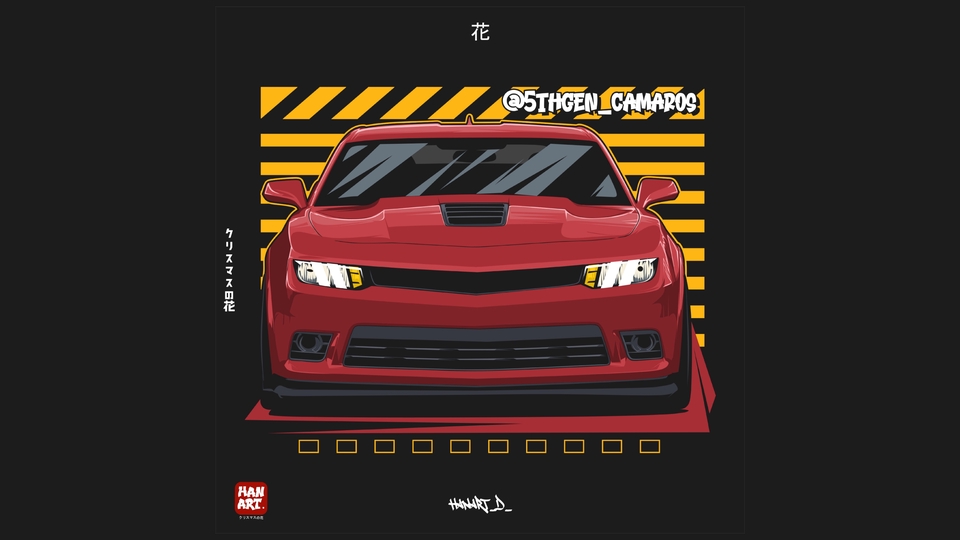 Desain Kaos & Motif - Desain mobil keren untuk T-shirt Anda - 12