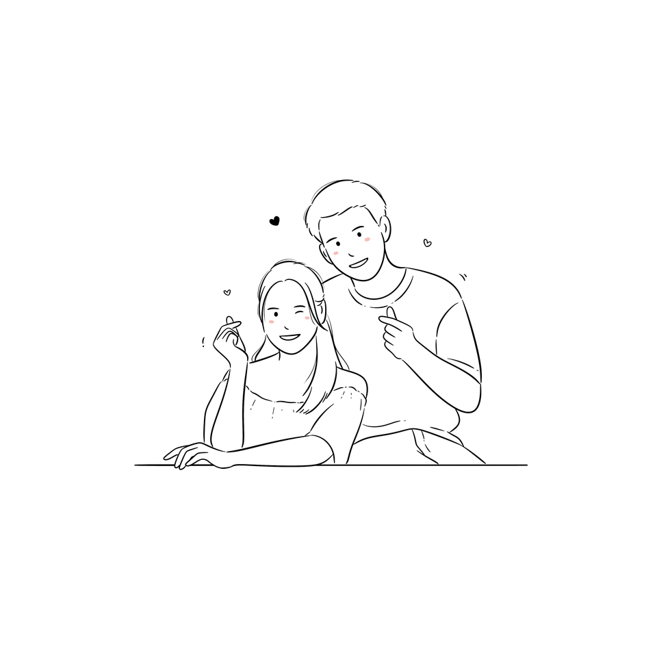 วาดภาพลายเส้น - รับวาดภาพลายเส้น สไตล์มินิมอล - 23