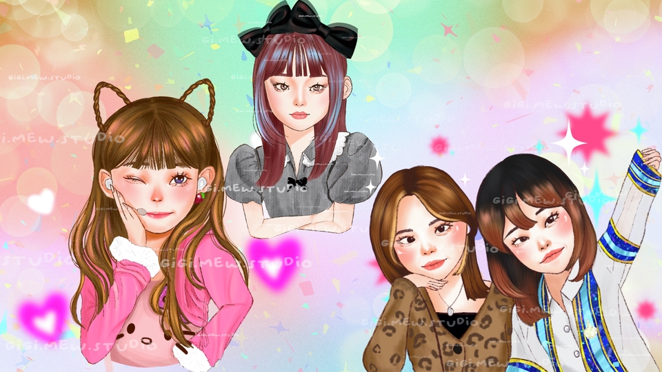 วาดภาพการ์ตูน - รับวาดรูปมินิมอลน่ารักๆ/เหมือนจริง - 3