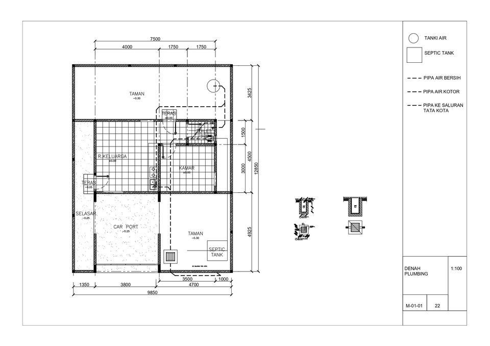 CAD Drawing - Jasa Gambar Kerja (Shop Drawing) - IMB  - 9