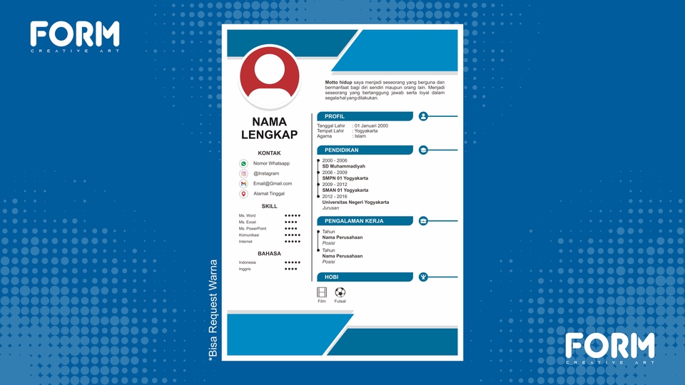 Portfolio & Resume - Desain Resume/CV, 1 Hari jadi - 11