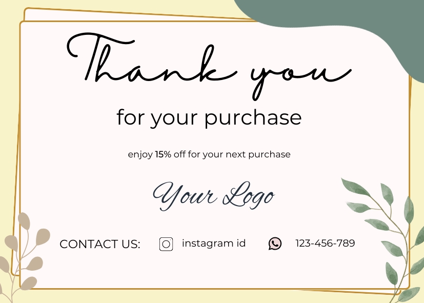 Kartu Ucapan & Video - Jasa Desain thank you card - 5